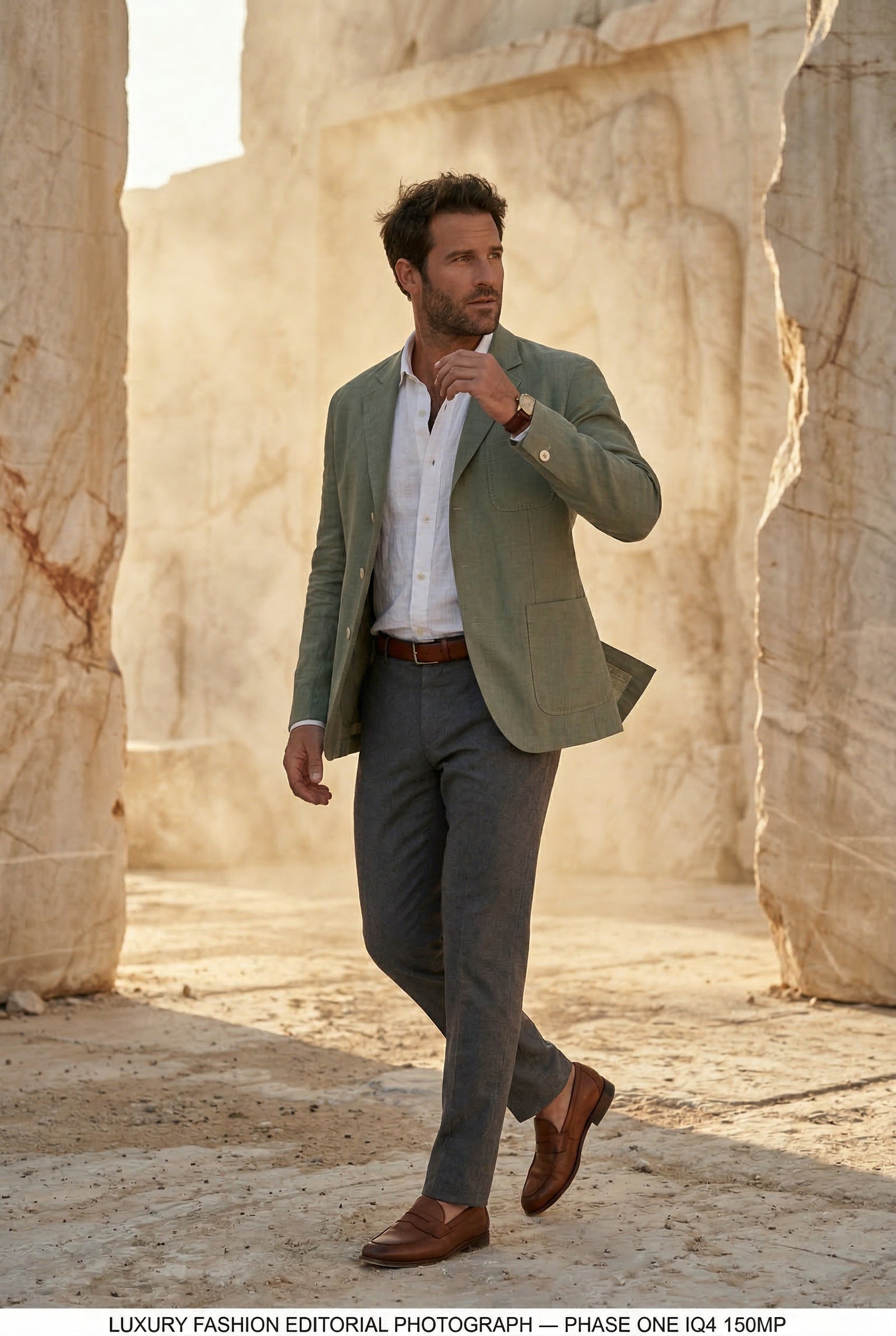 Mint Green Lightweight Tailored Single-breasted Blazer - Tailored blazers - Photo 16
