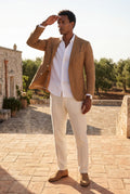 Camel Lightweight Tailored Single-breasted Blazer - Tailored blazers - Photo 7