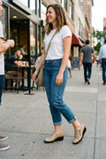 Women's Slip-On Shoes in Beige — secondary lifestyle