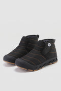 Faux-Fur Lined Winter Boots in Black (31527 Black Upgraded Velcro) — studio front