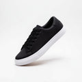 Black Black Minimalist Low-top Lace-up Sneakers - Photo 5