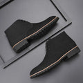 Black Chunky Sole Derby Boots - Photo 3