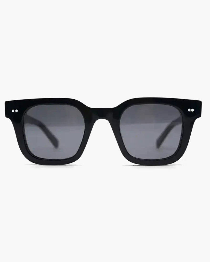 Chunky Square Bold Frame Sunglasses with Wide Temples - Photo 7