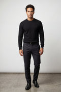 Black Fine Classic Fit Crewneck Sweater - Classic fit sweater - Photo 18