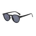Black Keyhole Bridge Classic Round Sunglasses - Photo 2