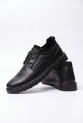 Men's Lace-Up Boots Anti-Slip in Black — primary packshot