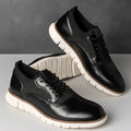 Panel Hybrid Oxford Sneakers with Cushioned Sole - Photo 6