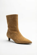 Pointed Toe Kitten Heel Ankle Boots - Photo 4