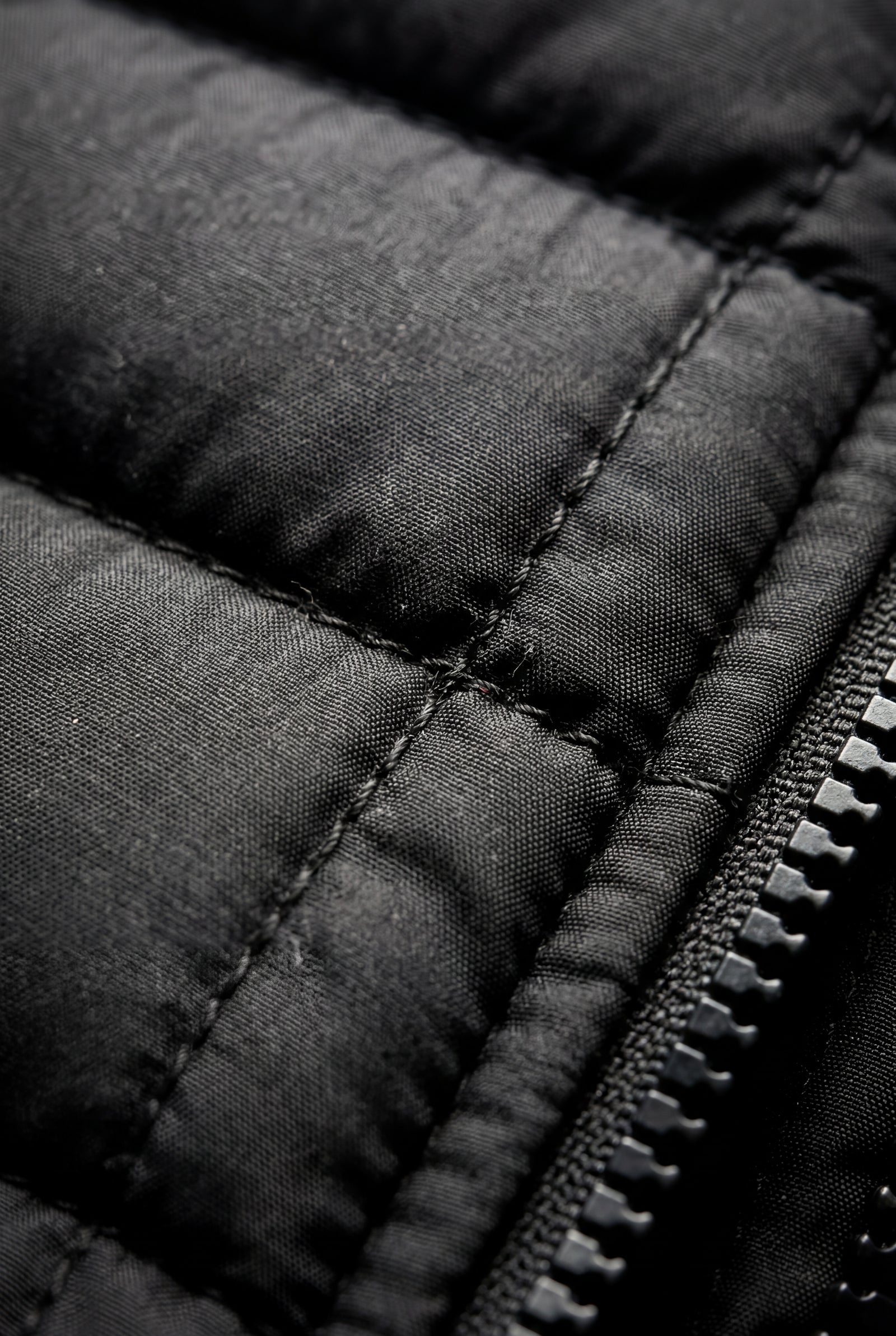Black Quilted Stand Collar Lightweight Puffer Jacket - Lightweight jackets - Photo 4