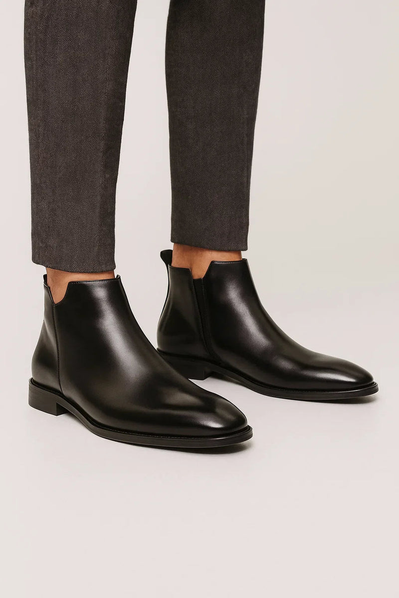 Sleek Chelsea Ankle Boots with Almond Toe - Photo 3
