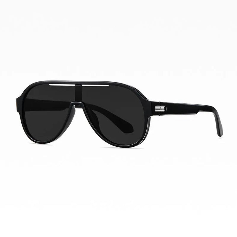 Thick Frame Matte Aviator Sunglasses - Photo 2