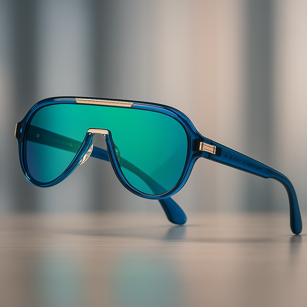 Thick Frame Matte Aviator Sunglasses - Photo 5
