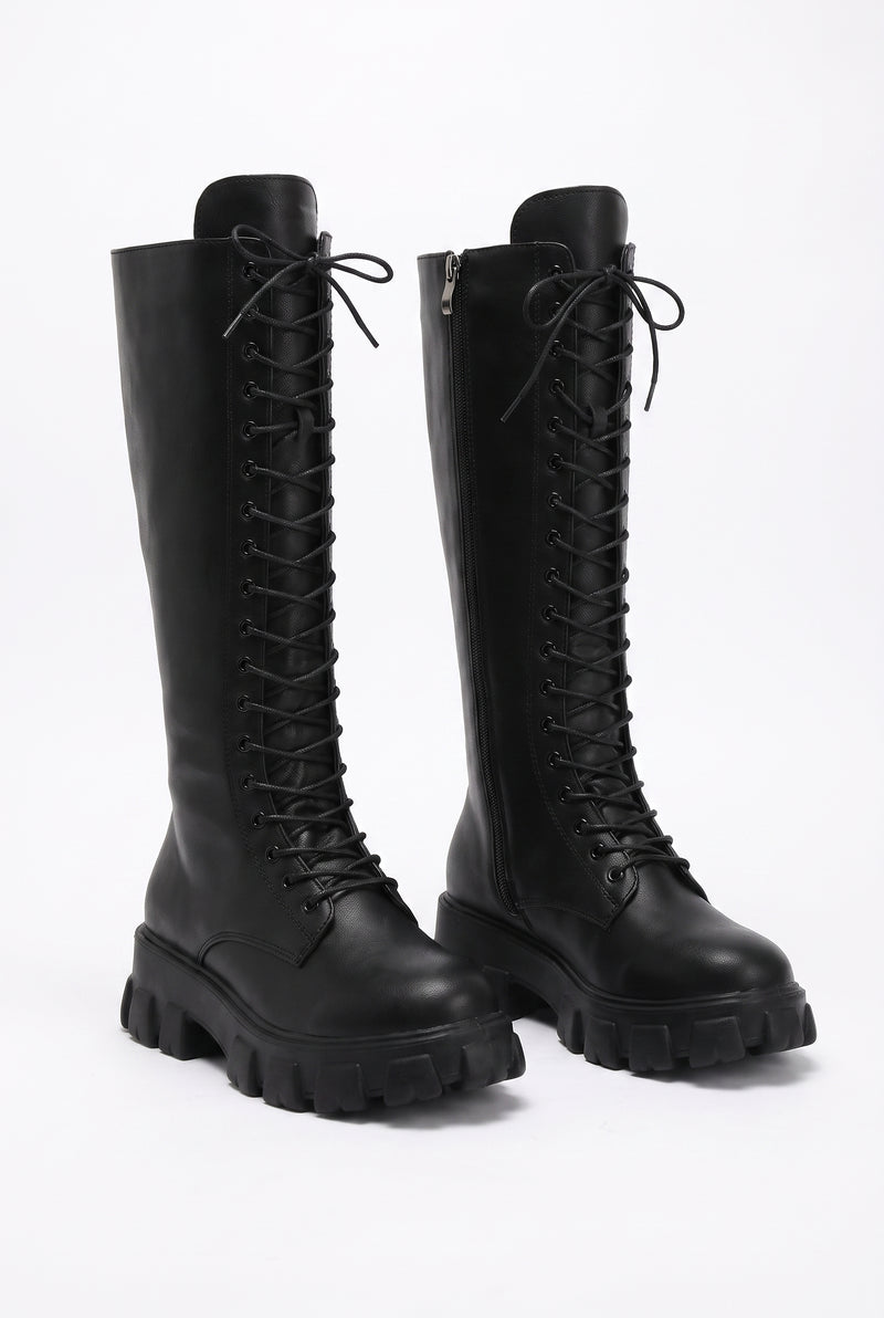 Women's Long Boots Modern in Black — primary product