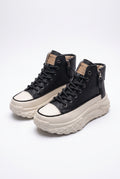 Women's Sneakers Platform in Black — primary