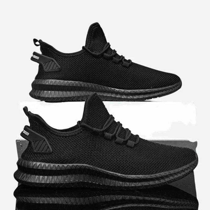 Women's Breathable Chunky Sole Lightweight Lace-Up Sneakers - Casual shoes - Photo 2