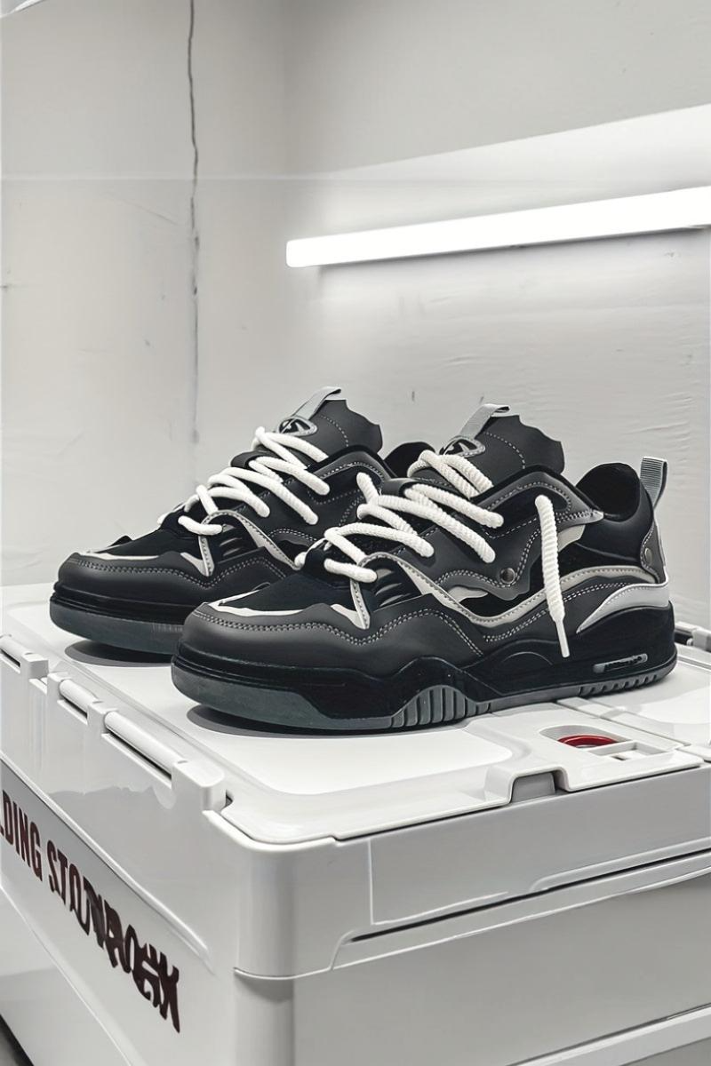 Colorblock Chunky Sole Athletic Sneakers - Sports shoes - Photo 4