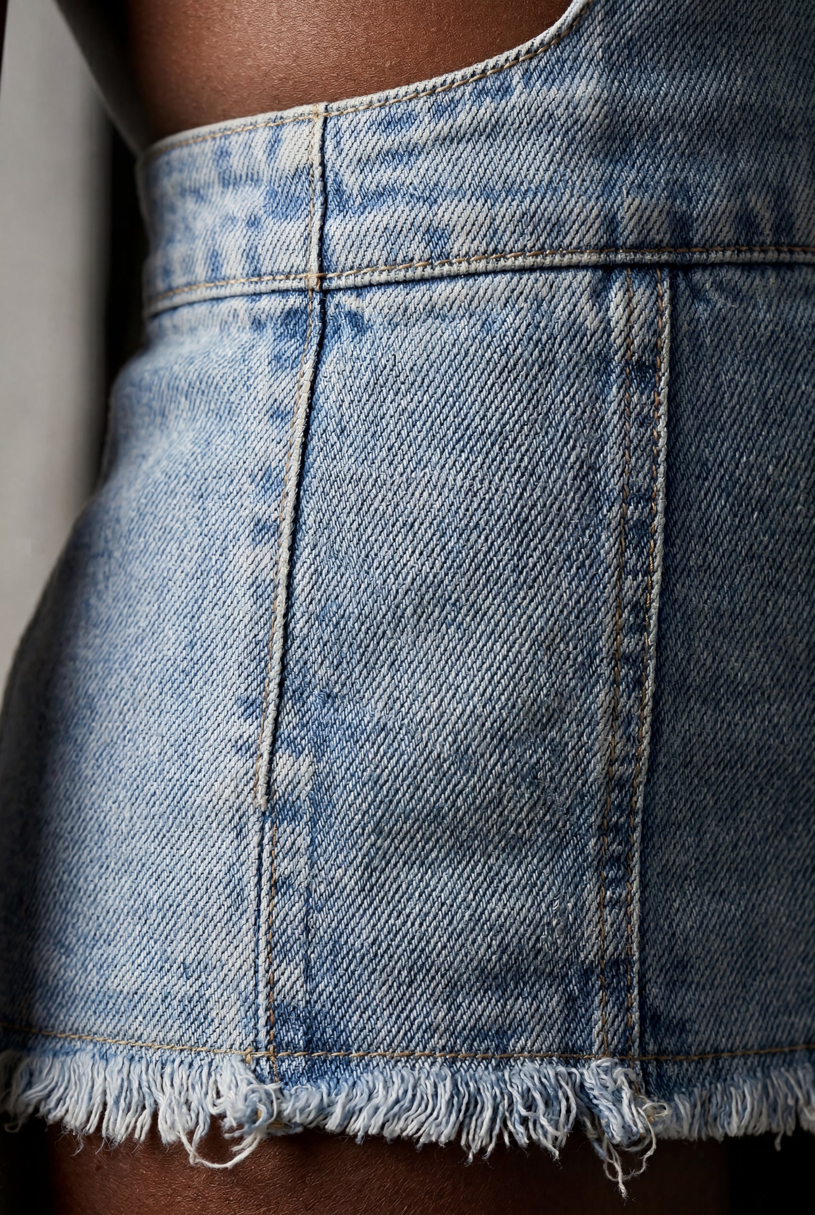 Blue Square Neck Front Slit Midi Tank Dress - Midi Dresses - Photo 6