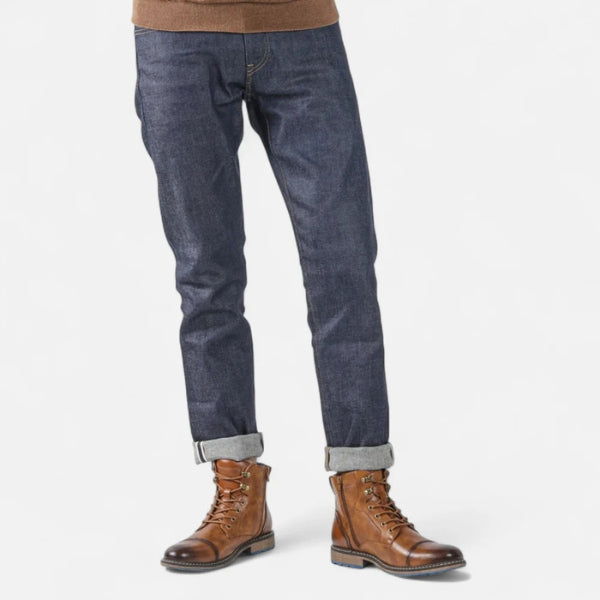 Brown Burnished Brown Distressed Lace-up Ankle Boots - Lace-up boots - Photo 4