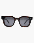 Brown Chunky Square Bold Frame Sunglasses with Wide Temples - Photo 5