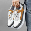 Color-block Low-top Lace-up Sneakers - Smart casual footwear - Photo 3