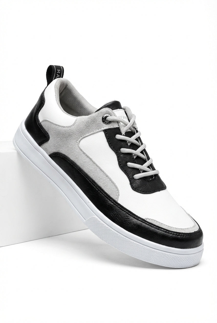Color-block Low-top Lace-up Sneakers - Smart casual footwear - Photo 8