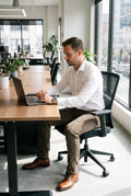 Men's Chinos Regular Fit in Brown — secondary lifestyle