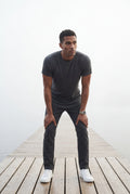 Dark Gray Slim Fit Crew Neck Short Sleeve Tee - Short sleeve t-shirts - Photo 20