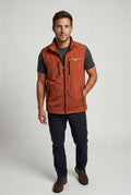 Burnt Orange Lightweight Multi-pocket Utility Cargo Vest - Cargo vests - Photo 6