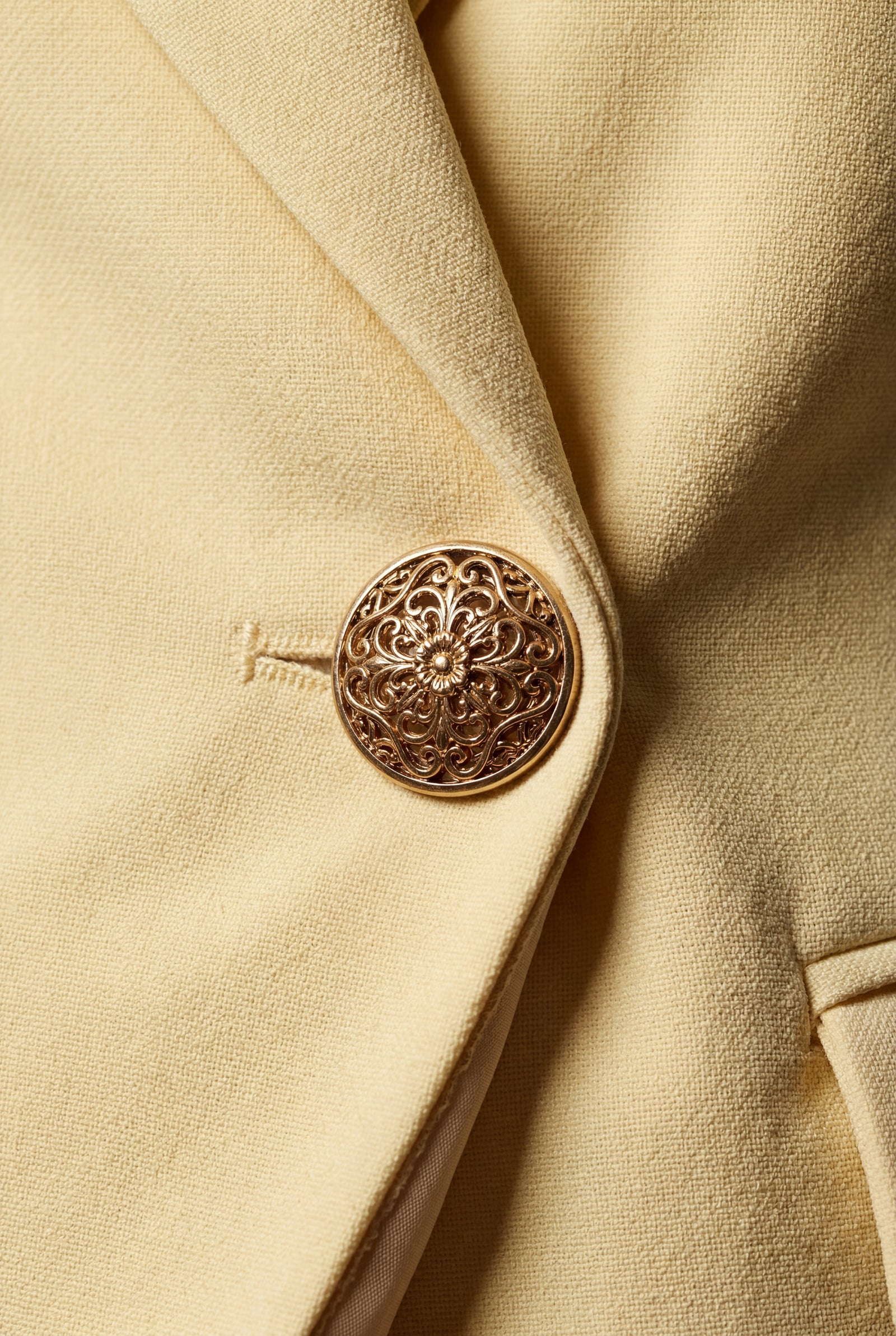 Butter Yellow Butter Yellow Longline Single-breasted Blazer - Longline blazer - Photo 3