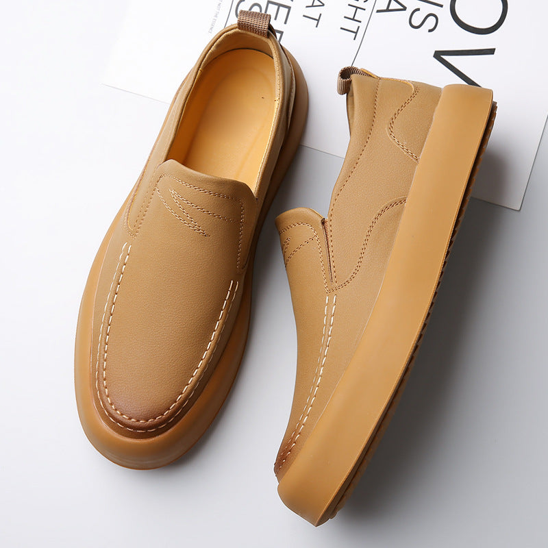 Moc Toe Slip-on Loafers with Cushioned Chunky Sole - Photo 2