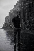 Black Fine Relaxed Fit Short Sleeve T-shirt - Relaxed fit t-shirt - Photo 16