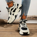 Chunky Platform Panel Lace-up Sneakers - Photo 7