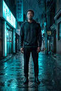 Black Men's Classic Drawstring Hood Regular Fit Pullover Hoodie - Men's hoodie - Photo 15