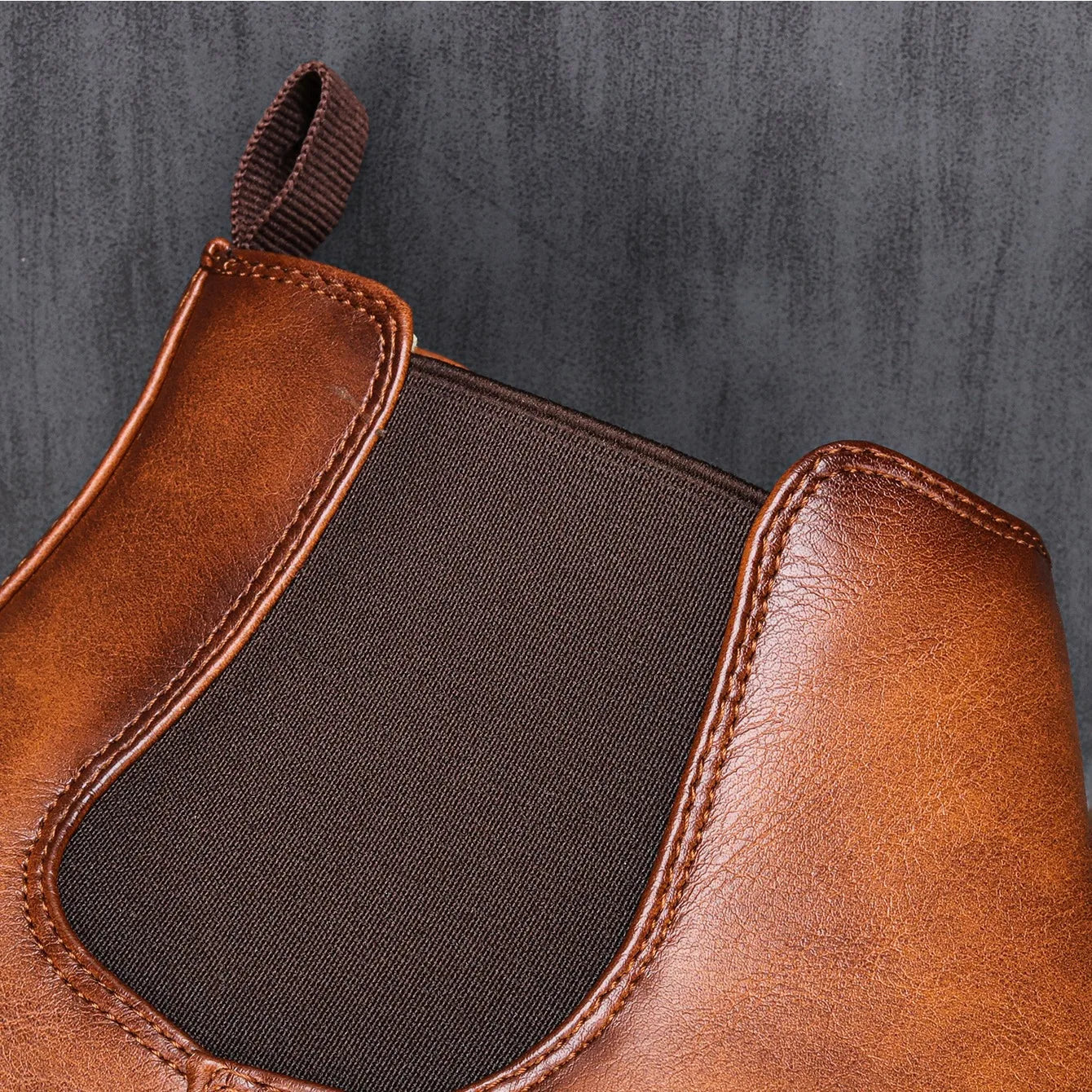 Classic Chelsea Boots with Elastic Panels - Photo 6