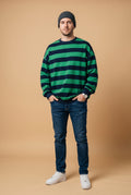 Men's Sweater Striped Oversized — primary
