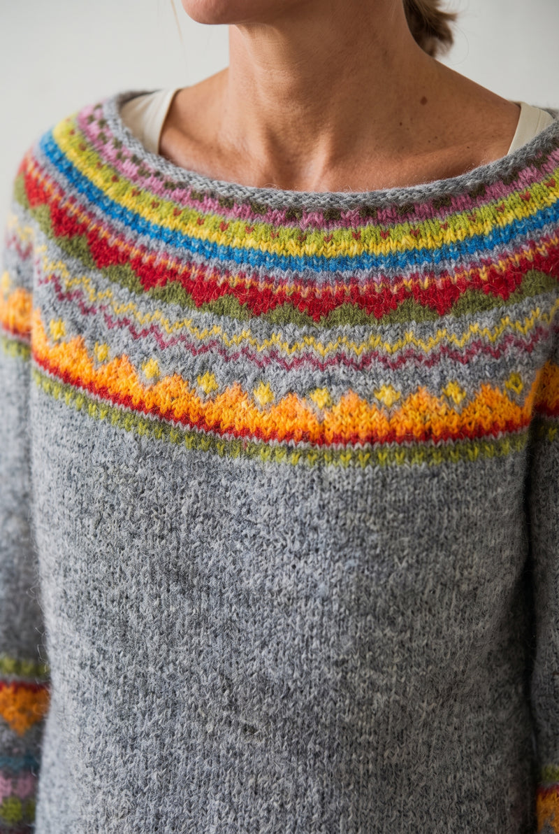 Wool Knit Sweater — studio detail