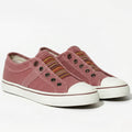 Dusty Rose Multicolor Elastic Band Slip-on Canvas Sneaker - Sneakers - Photo 9