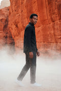 Black Classic Button-down Oxford Shirt with Chest Pocket - Men's Shirts - Photo 4