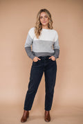 Women's Sweater Ombre Relaxed Fit in Gray — primary studio