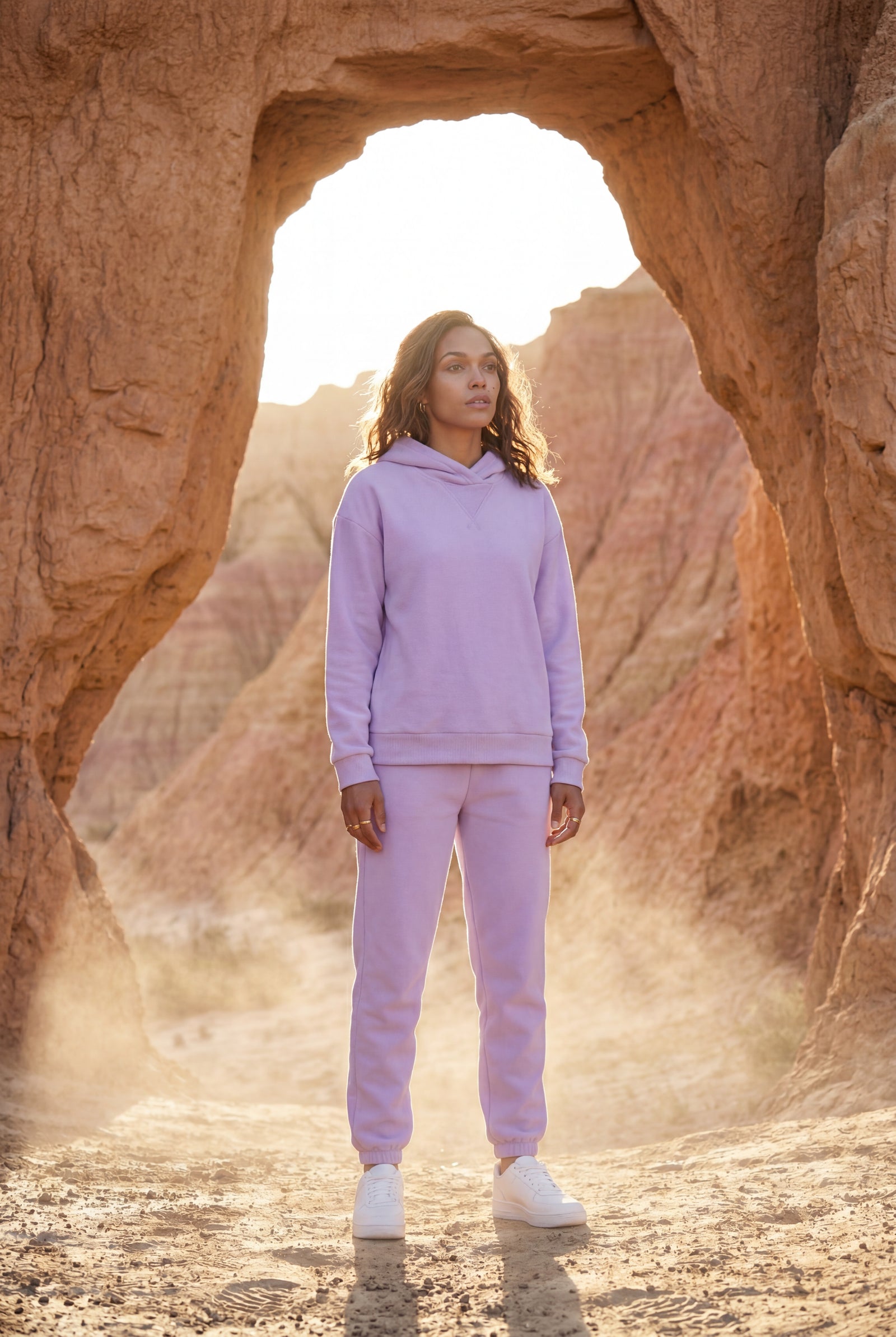 Purple Relaxed Fit Hoodie and Jogger Matching Set - Casual set - Photo 10