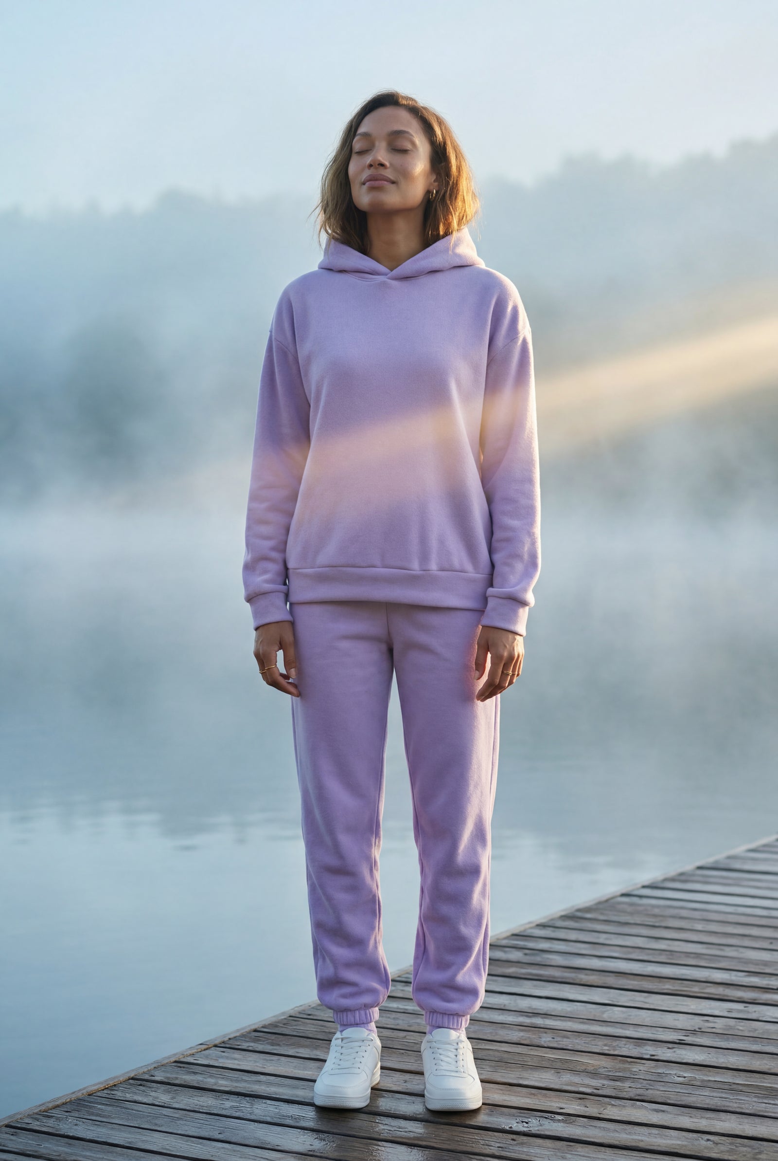 Purple Relaxed Fit Hoodie and Jogger Matching Set - Casual set - Photo 7