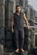 Black Lightweight Multi-pocket Utility Cargo Vest - Cargo vests - Photo 16