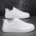 Perforated Minimalist Low-top Sneakers - Photo 7