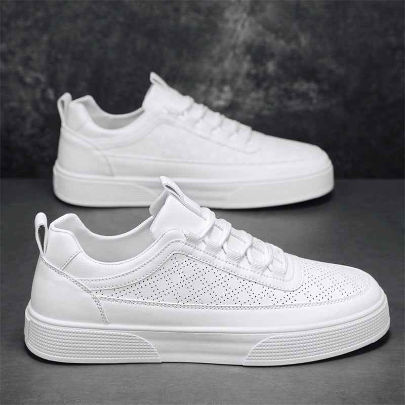 Perforated Minimalist Low-top Sneakers - Photo 7