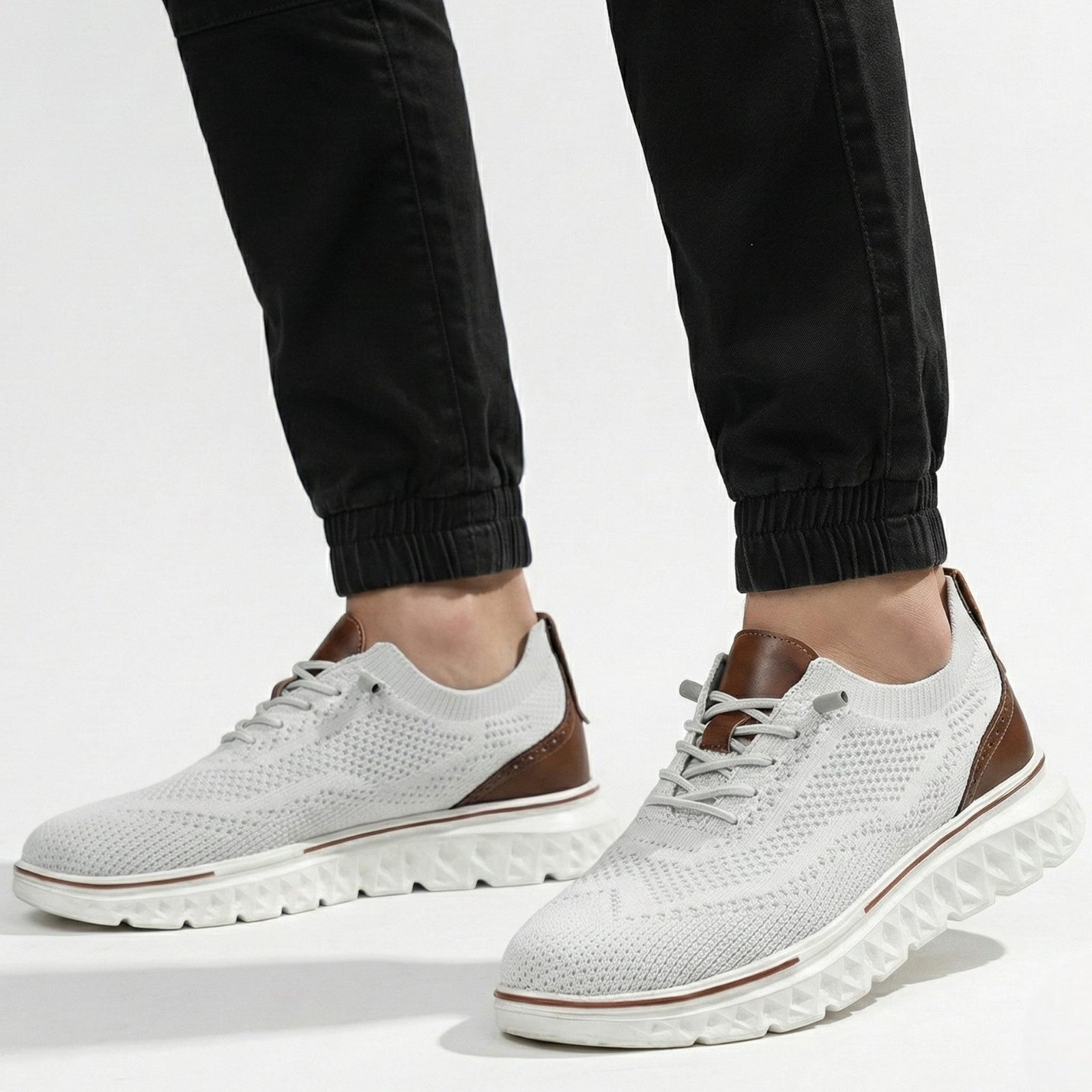 Chunky Sole Lace-up Low-top Sneakers - Photo 6