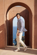 Navy Blue Tailored Vertical Stripe Button-down Dress Shirt - Dress Shirts - Photo 19