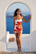 Red Women's Summer Mini Dress - Photo 21