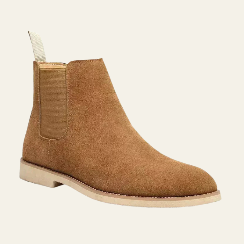 Light Brown Chelsea Ankle Boots - Photo 6