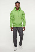 Light Green Lined Regular Fit Pullover Pocket Hoodie - Fleece lined hoodie - Photo 29