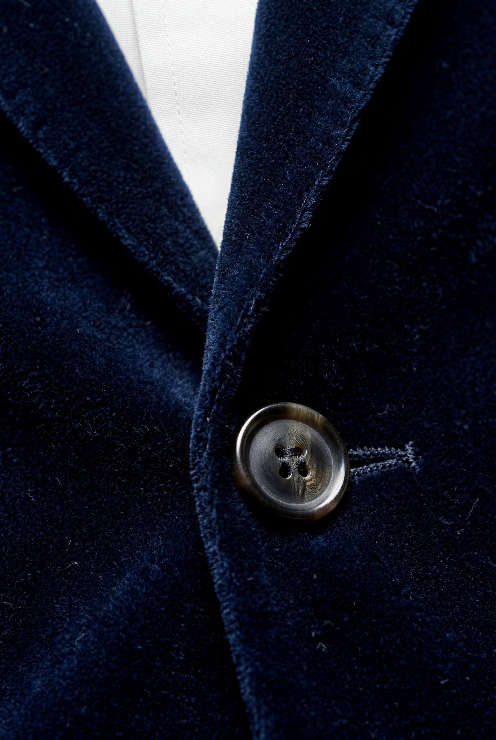 Navy Blue Single Button Slim Fit Tailored Blazer - Tailored blazers - Photo 4